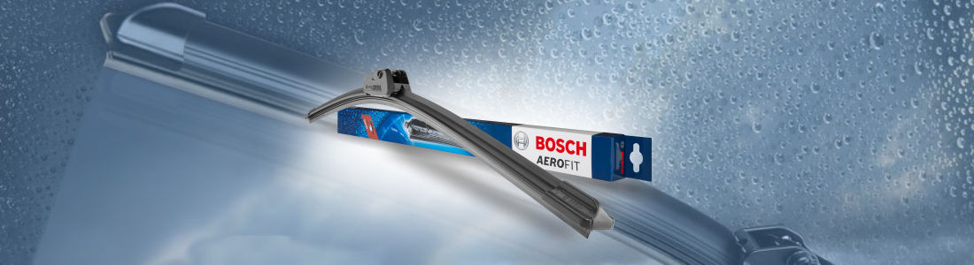 Conheça os detalhes sobre a linha de palhetas limpadoras do para-brisa da Bosch.